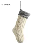 Large Cable Knitted Christmas Stocking 13 Colours Lilly Lula