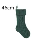 Large Cable Knitted Christmas Stocking 13 Colours Lilly Lula
