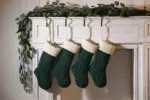 Large Cable Knitted Christmas Stocking 13 Colours Lilly Lula