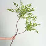 Large Artificial Plants Bamboo with Nandina Leaves
