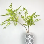 Large Artificial Plants Bamboo with Nandina Leaves