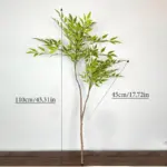 Large Artificial Plants Bamboo with Nandina Leaves