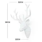 Large_Deer_Head_Statue_-_Antlers_-_Home_Decor_-_Wedding_Accessory_-_-_tag1_-4289925 Large Deer Head Statue Antlers Home Decor Wedding Accessory tag1