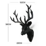 Large_Deer_Head_Statue_-_Antlers_-_Home_Decor_-_Wedding_Accessory_-_-_tag1_-4289929 Large Deer Head Statue Antlers Home Decor Wedding Accessory tag1