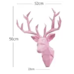 Large_Deer_Head_Statue_-_Antlers_-_Home_Decor_-_Wedding_Accessory_-_-_tag1_-4289953 Large Deer Head Statue Antlers Home Decor Wedding Accessory tag1