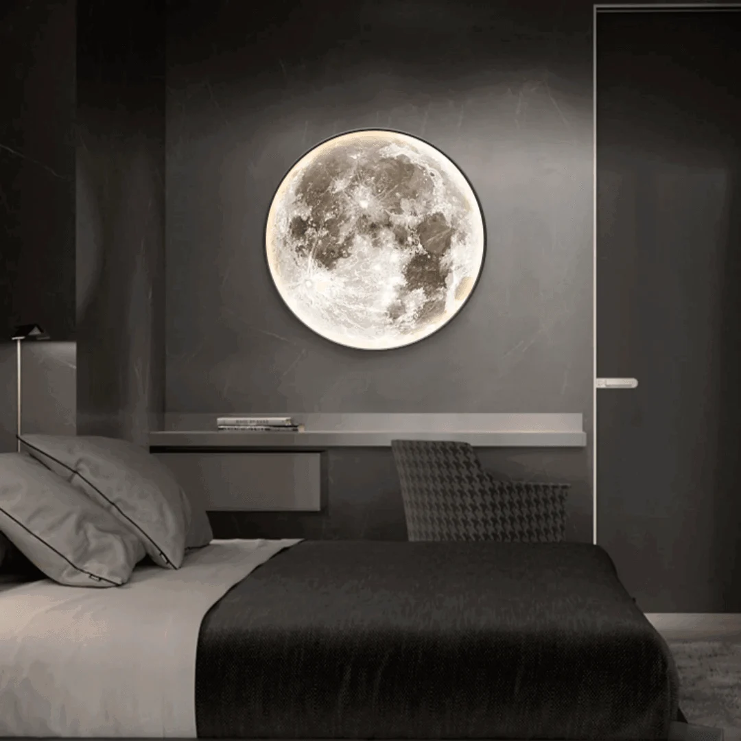 Large Moon Wall Light -