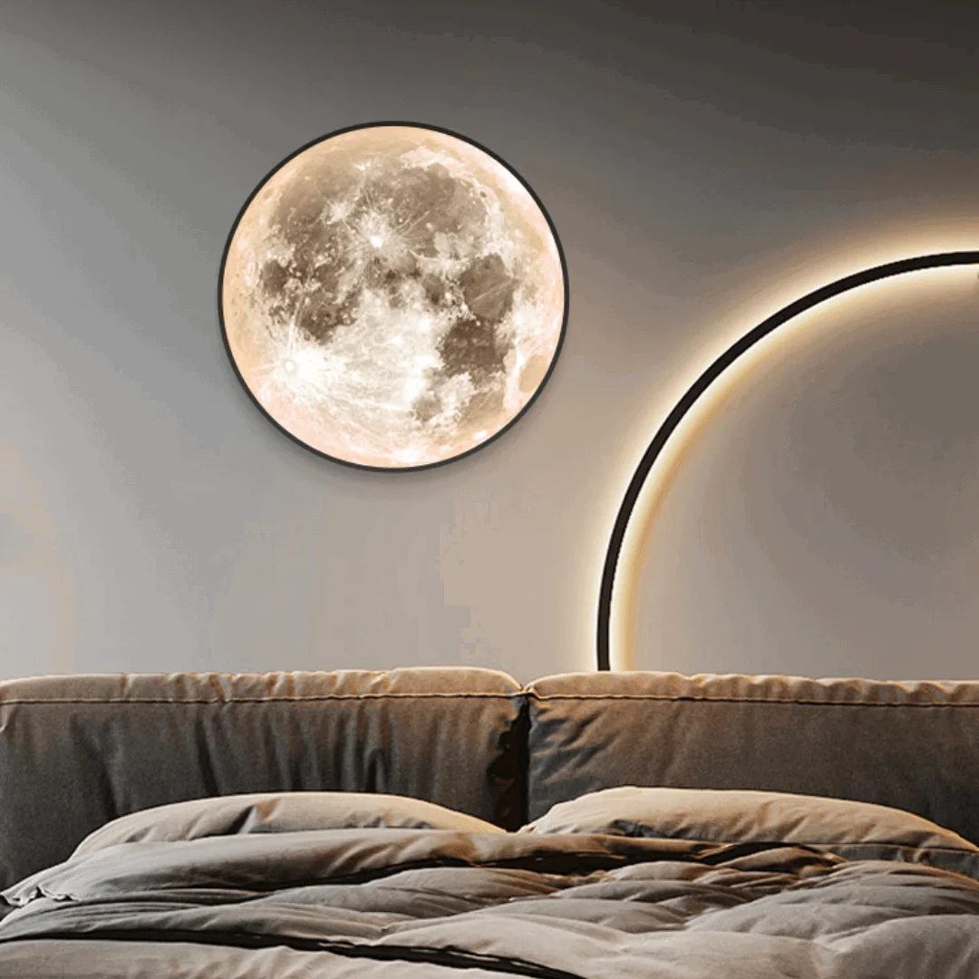 Large Moon Wall Light -