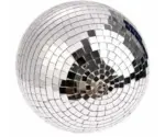 Large Shimmering Disco Party Ball tag1