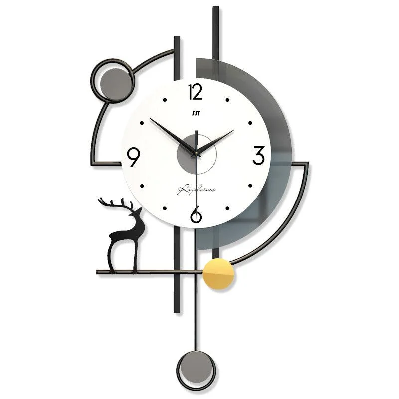 Large Size Pendulum Wall Clock for Livingroom -