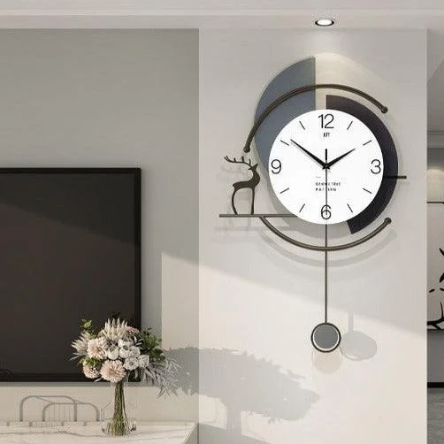 Large Size Pendulum Wall Clock for Livingroom -