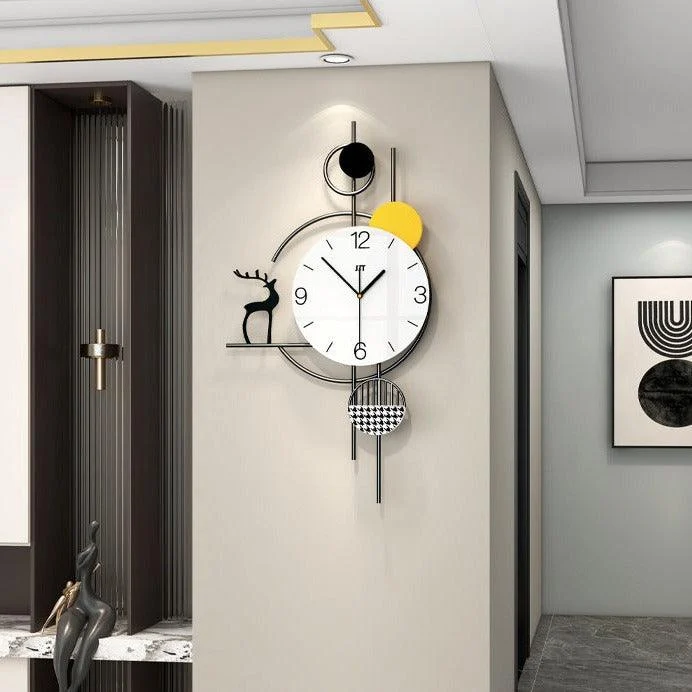 Large Size Pendulum Wall Clock for Livingroom -