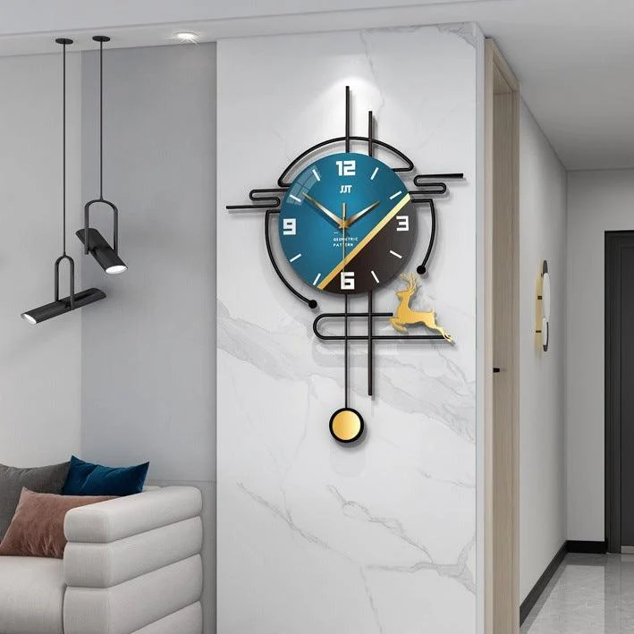 Large Size Pendulum Wall Clock for Livingroom -