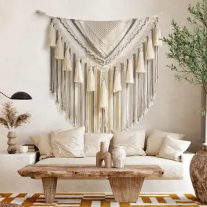 Large Tapestry - Boho Tapestry - Handmade Woven Tapestry Art - Wall Decoration - Ibiza Style - Wall Tapestry