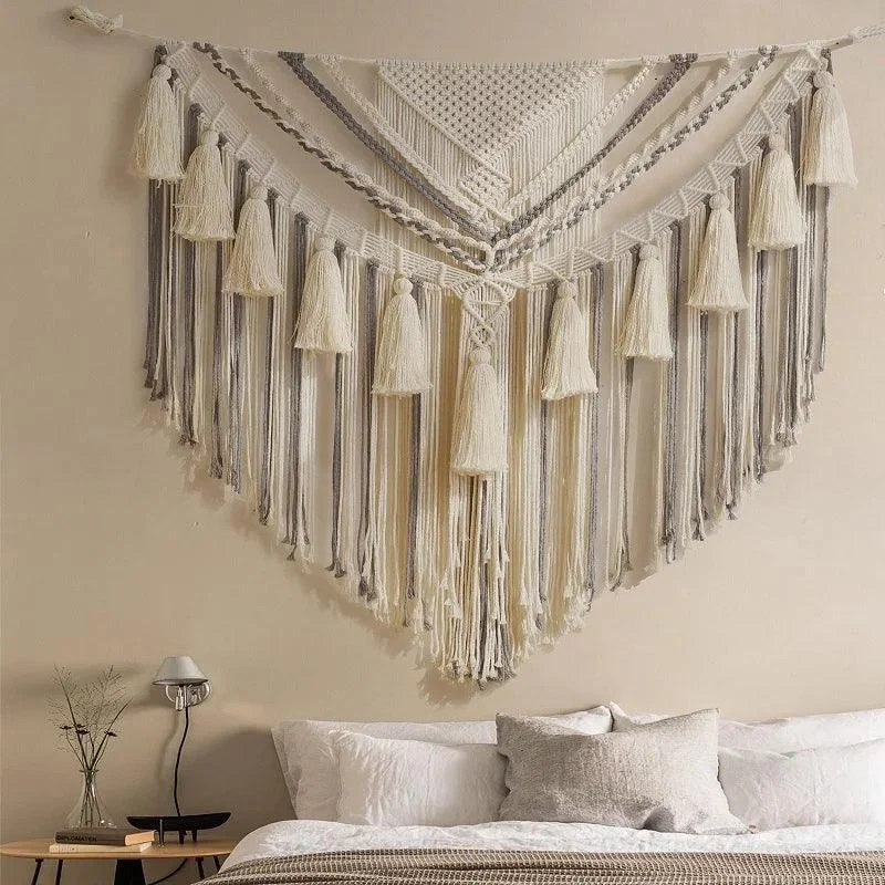 Large Tapestry - Boho Tapestry - Handmade Woven Tapestry Art - Wall Decoration - Ibiza Style - Wall Tapestry -  - #tag1#