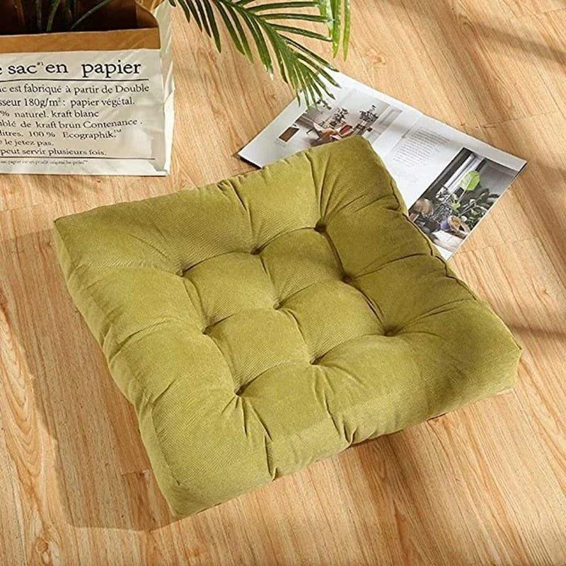 Large Thick Super Soft Corduroy Floor Cushion -  - #tag1#