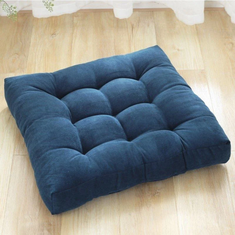 Large Thick Super Soft Corduroy Floor Cushion -  - #tag1#