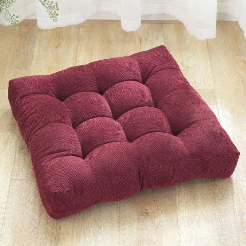Large Thick Super Soft Corduroy Floor Cushion -  - #tag1#