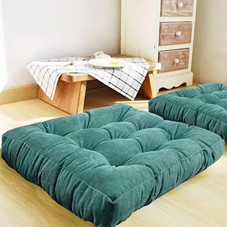 Large Thick Super Soft Corduroy Floor Cushion -  - #tag1#