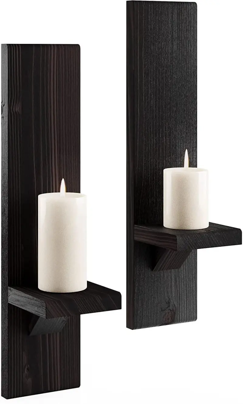 Large_Wooden_Wall_Mounted_Candle_Holder_Rustic_Pillar_Candlestick_-_-_tag1_-4290491 Large Wooden Wall Mounted Candle Holder Rustic Pillar Candlestick tag1