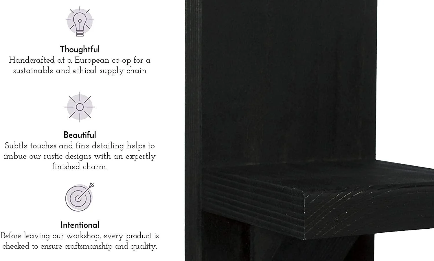 Large Wooden Wall Mounted Candle Holder Rustic Pillar Candlestick -  - #tag1#