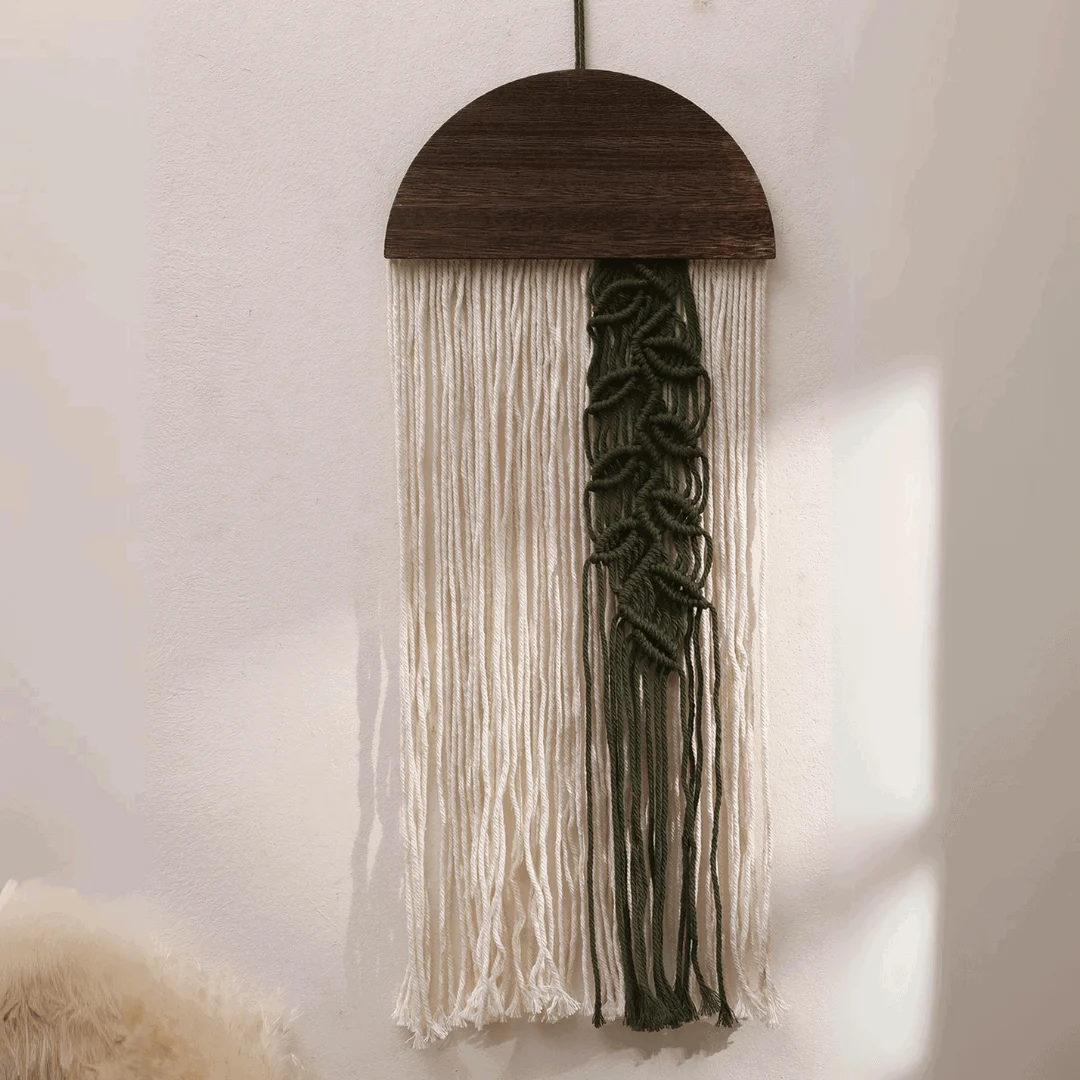 Large wall hanging - Wall hanging with tassels - Boho Home Decoration - Ibiza style -  - #tag1#