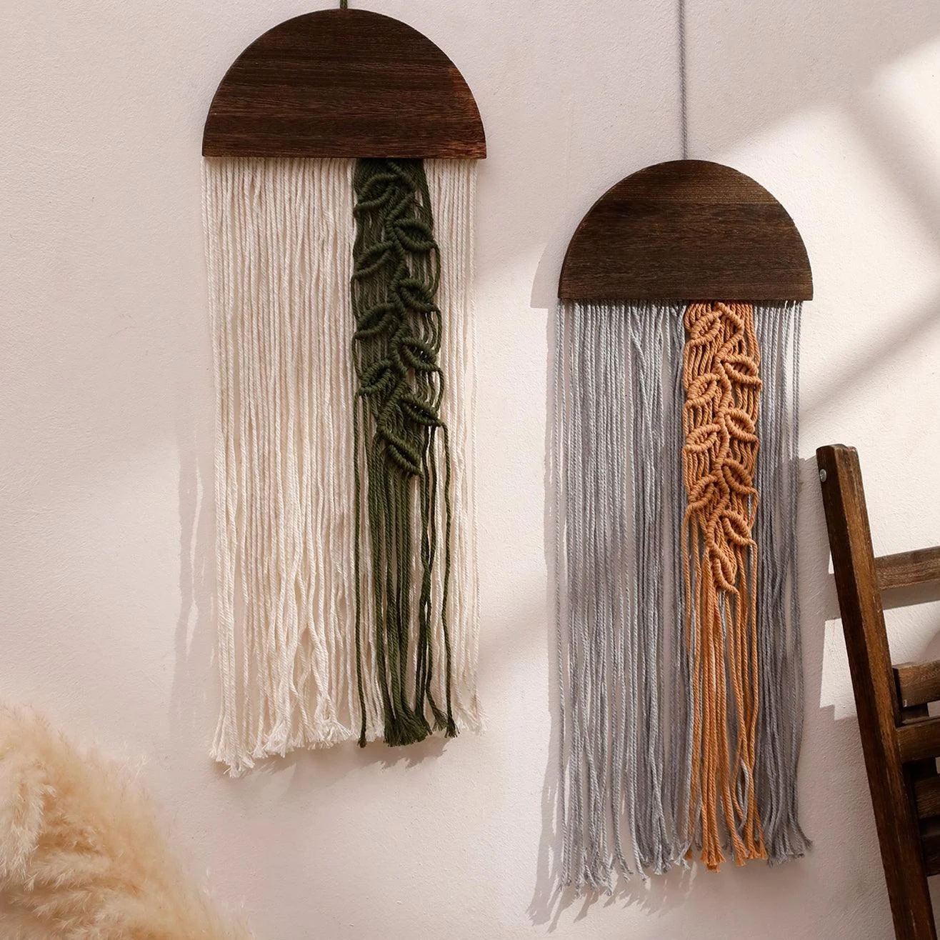 Large wall hanging - Wall hanging with tassels - Boho Home Decoration - Ibiza style -  - #tag1#