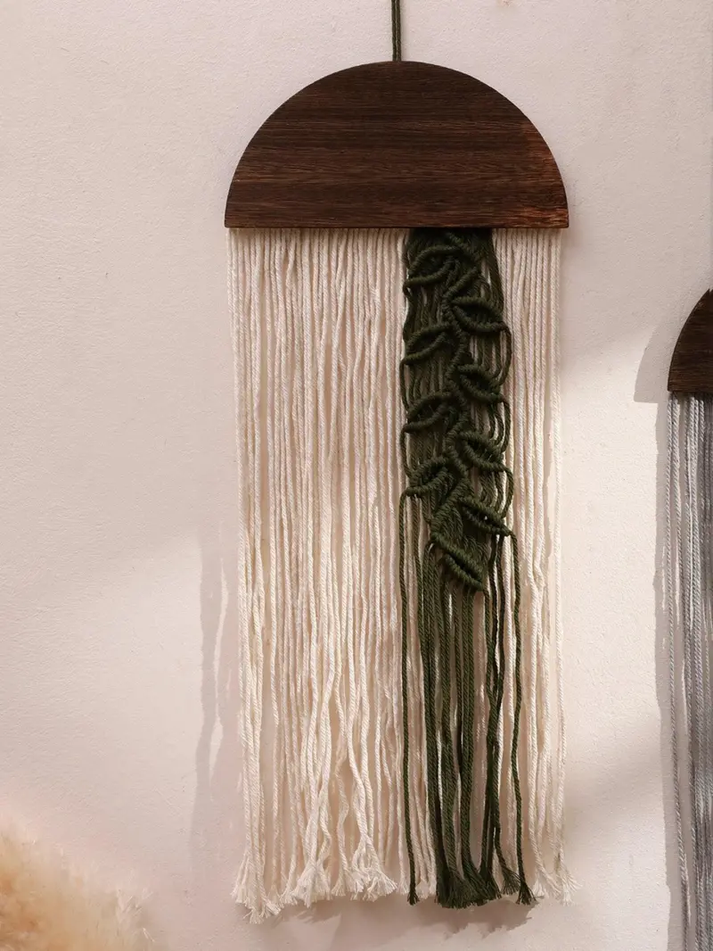 Large wall hanging Wall hanging with tassels Boho Home Decoration Ibiza style tag1