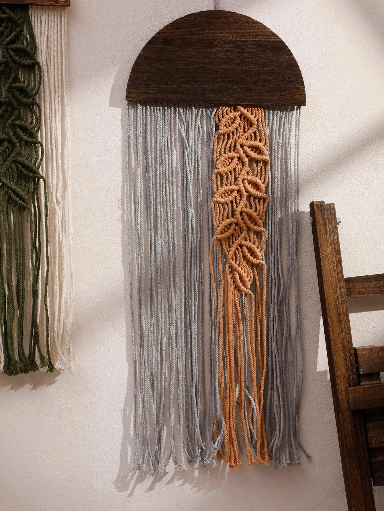 Large wall hanging - Wall hanging with tassels - Boho Home Decoration - Ibiza style -  - #tag1#