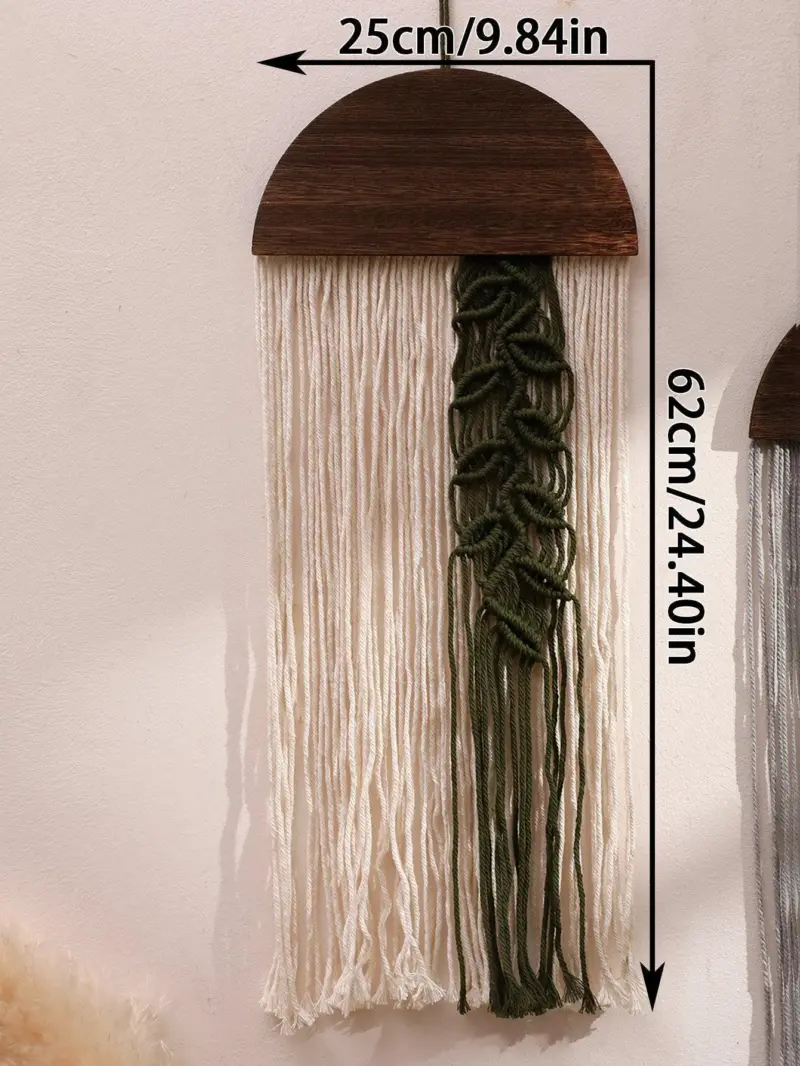 Large wall hanging Wall hanging with tassels Boho Home Decoration Ibiza style tag1