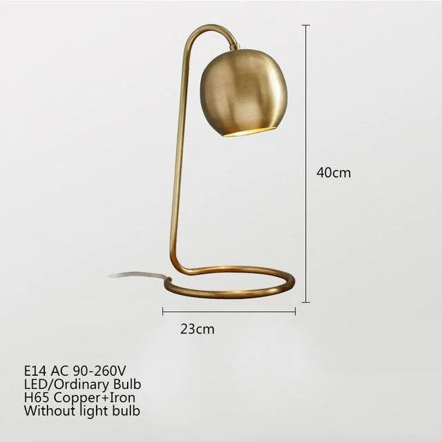 Lark - Copper Plated Retro Table Lamp -  - #tag1#