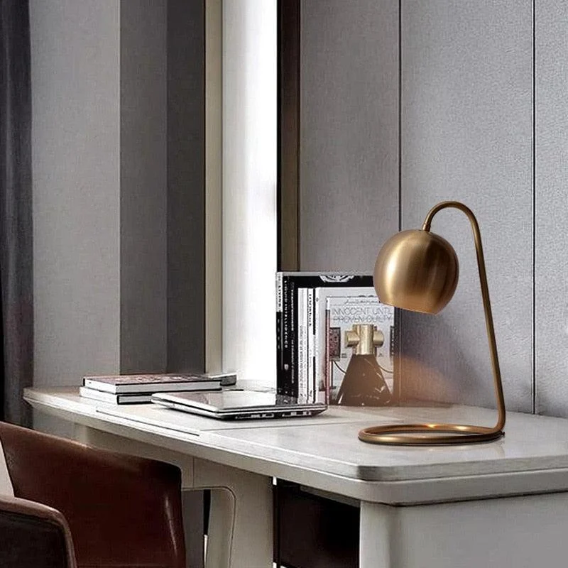 Lark - Copper Plated Retro Table Lamp -  - #tag1#