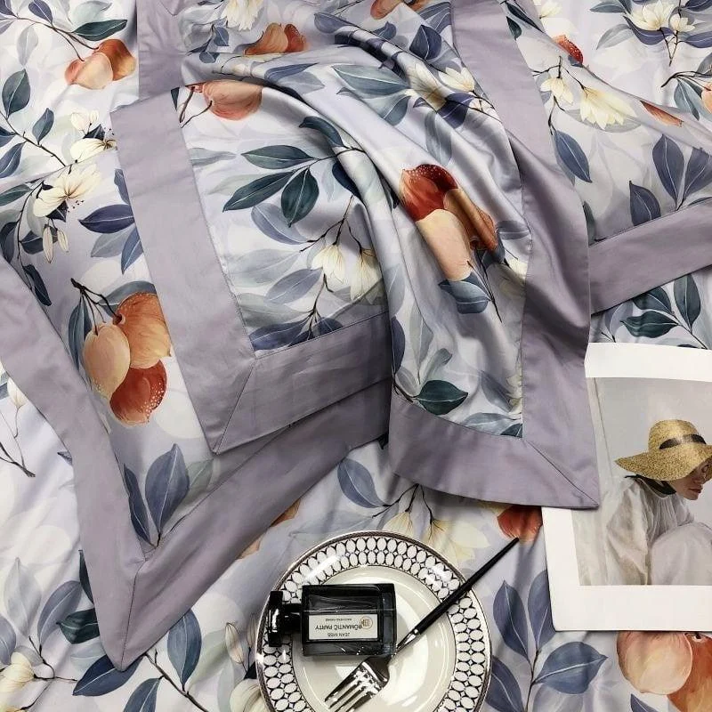 Lavender Bloom Duvet Cover Set (Egyptian Cotton) -  - #tag1#