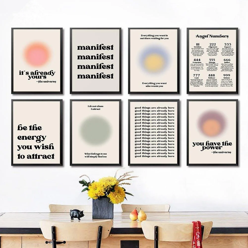 Law of Attraction Manifestation Posters -  - #tag1#