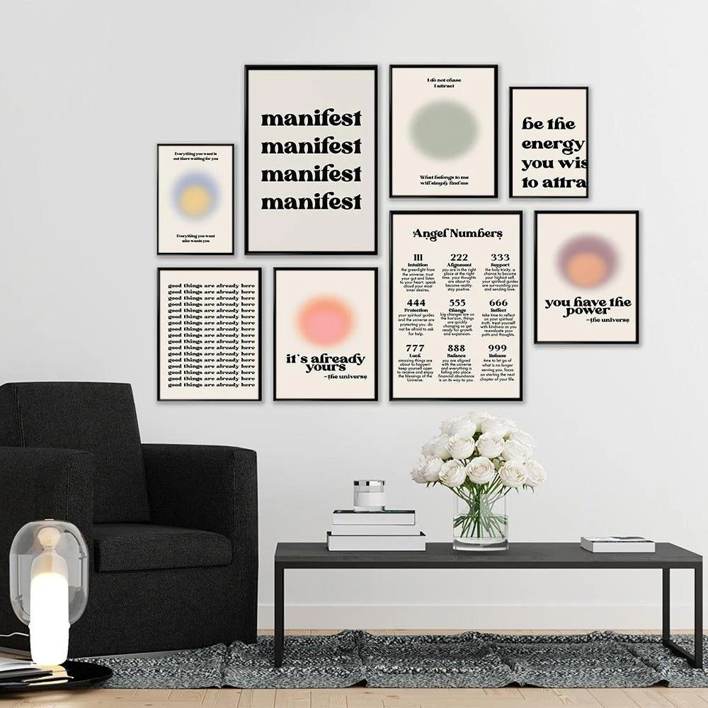 Law of Attraction Manifestation Posters -  - #tag1#