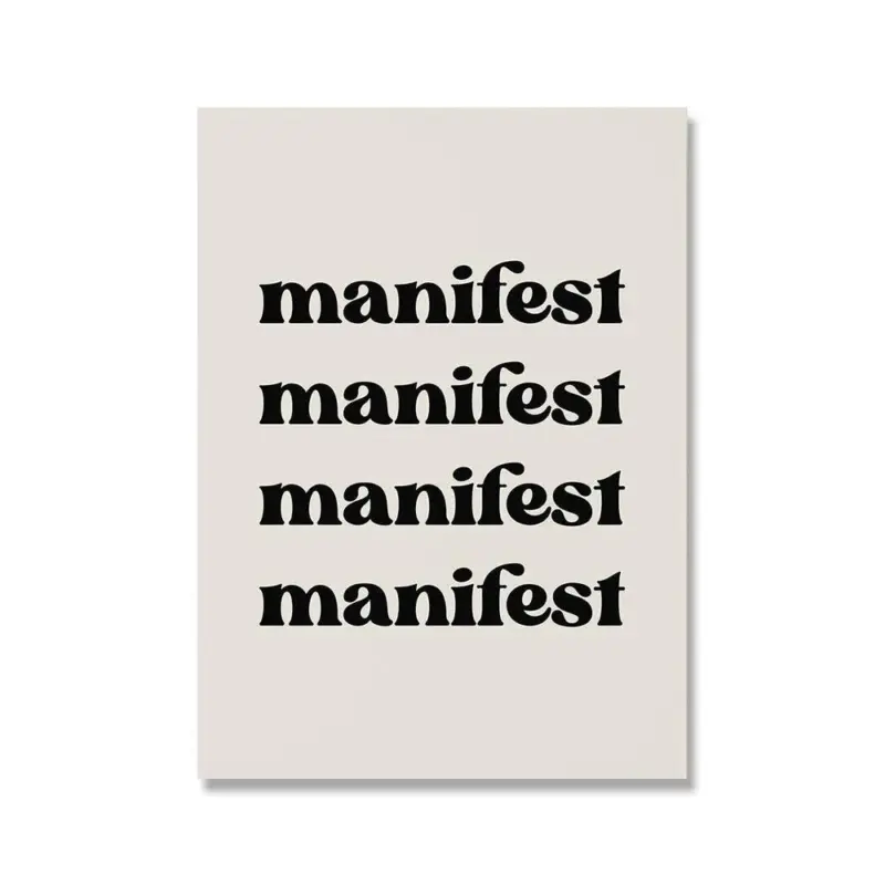 Law of Attraction Manifestation Posters tag1