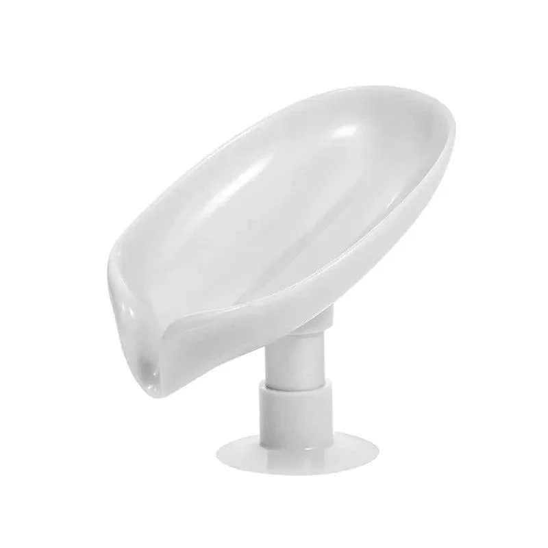 Leaf-Shaped Non-slip Soap Holder: Elegant Bathroom Storage Solution -