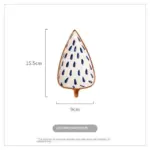 Leaf Shape Ceramic Saucer