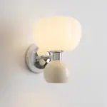 Led Cr me Witte Muur Schansen Leeslamp Woonkamer Wandlamp Franse Pompoen Kamer Slaapkamer Nachtkastje Licht Meisjes ad21918c 3822 4869 a8c3 ee0c14e37177