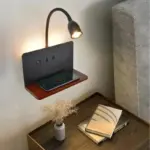 Led Houten Draadloos Opladen Wandlamp Usb Socket Draaibare Lampkop Met Schakelaar Indoor Bed Woonkamer Studie Verlichting 2a501eb3 2c39 49e0 91f4 cfe27b4a73f8
