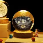 Led Nachtlampje Melkweg Galaxy Solar System Crystal Ball Children Night Lamp Slaapkamer Omgevingslicht Creatief Cadeau Nachtlampje