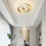 Led Plafondlamp Moderne Eenvoudige Huishoudelijke Gangpad Balkonlamp Rechthoekige Ronde Aluminium Acryl Veranda Corridor Studie Kantoorlamp
