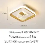 Led Plafondlamp Moderne Eenvoudige Huishoudelijke Gangpad Balkonlamp Rechthoekige Ronde Aluminium Acryl Veranda Corridor Studie Kantoorlamp.jpg 640x640 37049aa5 b6ce 427b 8129 27e2553