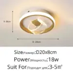 Led Plafondlamp Moderne Eenvoudige Huishoudelijke Gangpad Balkonlamp Rechthoekige Ronde Aluminium Acryl Veranda Corridor Studie Kantoorlamp.jpg 640x640 fa3ce52c a552 43cd b47d 7d9b6e7