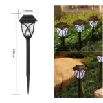 Led Solar Lawn Lights Outdoor Waterproof Warm Light Garden Decoration Lamp For Walkway Path Villa Yard 03aedc9d 06d9 40ce a4f2 a56160acf193