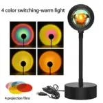 Led Zonsonderganglamp Nachtlampjes Usb Projector Verjaardagsfeest Decoratie Sfeerverlichting Voor Slaapkamer Woonkamer Muur Fotografie 157fe03d d757 4a55 a9ac a87bacc3a1e2