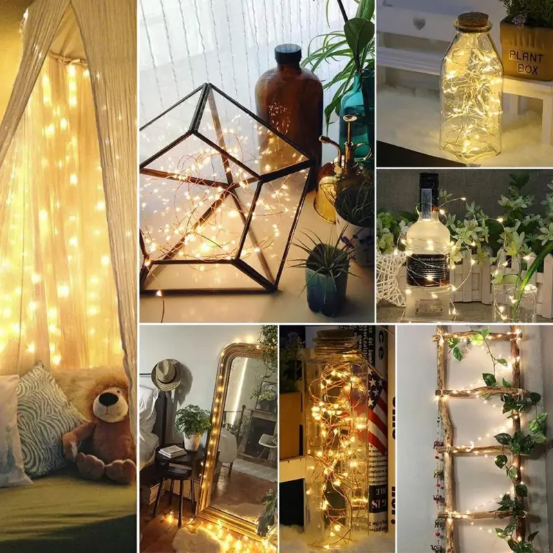 Led Bottle Light Cork Night Light DIY Decor tag1