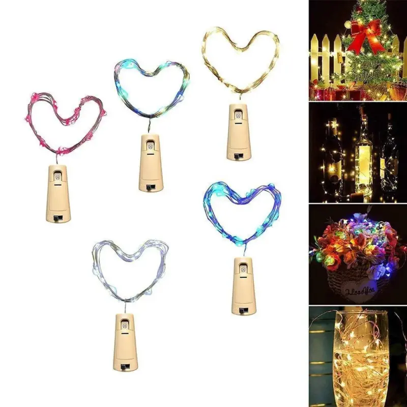 Led Bottle Light Cork Night Light DIY Decor tag1