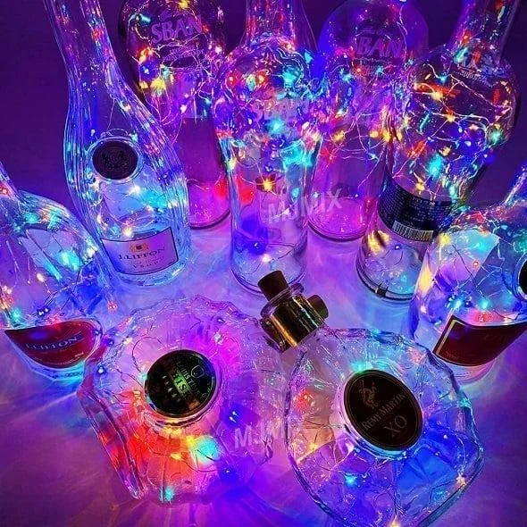 Led Bottle Light Cork Night Light DIY Decor -  - #tag1#