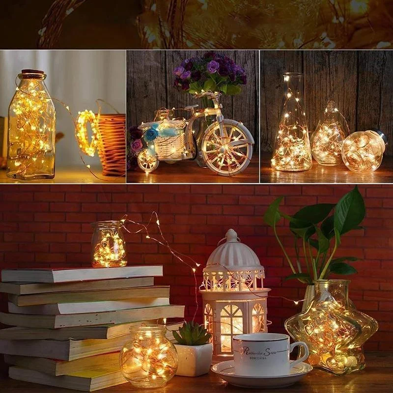 Led Bottle Light Cork Night Light DIY Decor -  - #tag1#