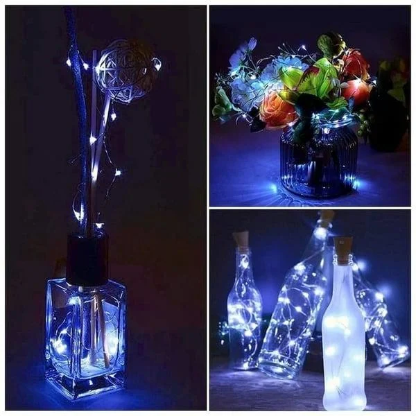 Led Bottle Light Cork Night Light DIY Decor -  - #tag1#